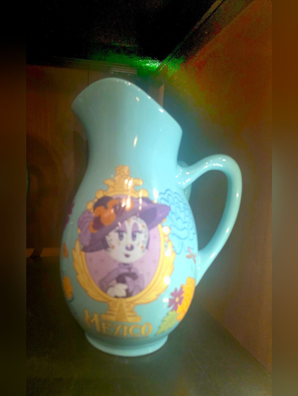 Disney Parks Epcot Mexico Minnie Mouse and Daisy Duck Pitcher